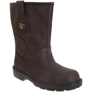 Grafters Heren Waterdichte Veiligheid Tuigageschoenen (42 EUR) (Bruin)