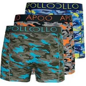 Boxershort heren camouflage 3-pak