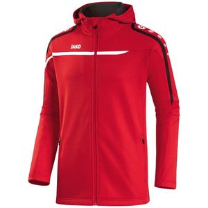 Jako - Performance - Jas met kap  rood - M