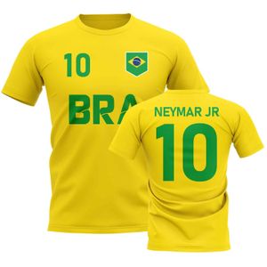 Neymar Jr Country Code Hero T-Shirt (Yellow)