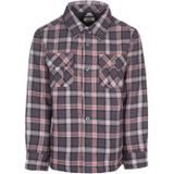 Trespass Kinderen/Kinderen Gemiddelde Lange Mouwen Gingham Shirt (128) (Donkergrijs ruitje)