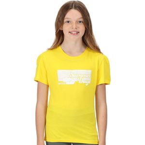 Regatta Kinderen/Kinderen Zonsondergang T-Shirt (140) (Maïs Geel)
