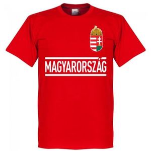 Hungary Team Football T-Shirt - Red