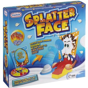 Hilarisch actiespel van Grafix | Splatter Face - Slagroom spel | Geschikt voor 2-4 spelers
