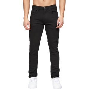 Crosshatch Heren Libra Slim Jeans (30R) (Zwart)