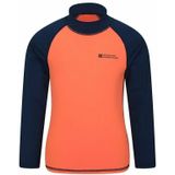 Mountain Warehouse Rash Top met lange mouwen voor kinderen/Kinderen (140) (Helder oranje)