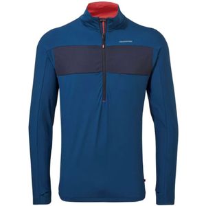 Craghoppers Heren Valens Half Zip Pullover (S) (Poseidon Blauw)