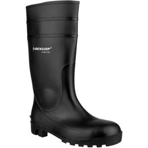 Dunlop FS1600 142PP Unisex Safety Wellington Boots (42 EUR) (Zwart)