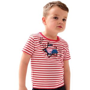 Regatta Kinderen/Kinderen Peppa Pig Sterren T-shirt (86) (Echt rood/wit)