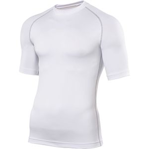 Rhino Heren Sport Basislaag Korte Mouwen T-Shirt (L/XL) (Wit)