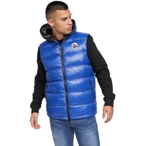 Born Rich Heren Mateo Gilet (XL) (Middenblauw)