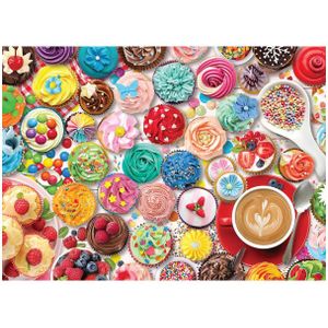 Puzzel 1000 stukjes Eurographics - Metalen Doos - Cupcake Party