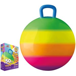 Summer Play Skippybal - Regenboog - 50 cm - Buitenspeelgoed voor kinderen