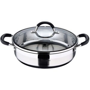 Kookpot met Deksel Masterpro Roestvrij staal AISI 304 (3,8 L) 28 x 7 cm