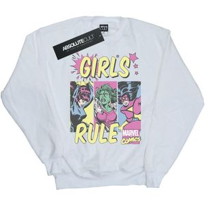 Marvel Comics Jongens Meisjes Regel Sweatshirt (128) (Wit)