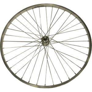 Achterwiel 28-15/8-13/8 622 alu velg Paralex zilver freewh