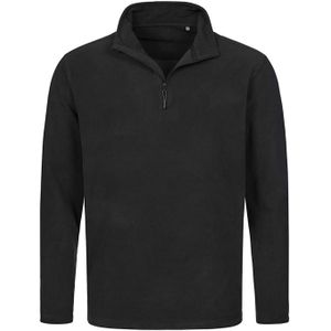 Absolute Apparel - Heren Stedman Active Half Zip Fleece Vest (S) (Zwart)