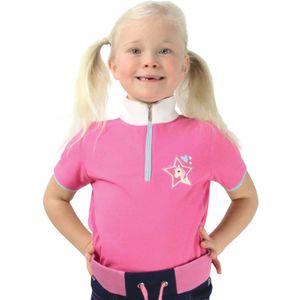 Little Rider Kinder/Kinderen I Love My Pony Collectie Show Shirt (116) (Roze)