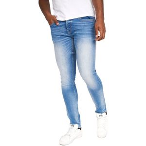 Crosshatch Heren Barbeck Slim Jeans (34S) (Lichte wasbeurt)