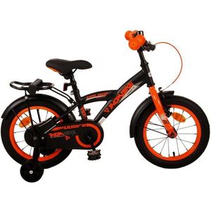 Volare Thombike Kinderfiets - Jongens - 14 inch - Zwart Oranje