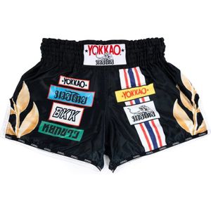 Yokkao - Limited Edition - First At The Race Carbonfit Shorts - Satijn - Zwart - XL