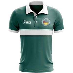 Mozambique Concept Stripe Polo Shirt (Green)