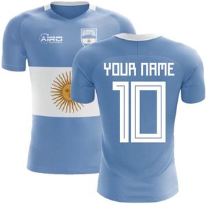 2022-2023 Argentina Flag Concept Football Shirt (Your Name)