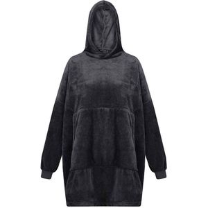 Regatta Unisex Volwassen Snuggler Fleece Oversized Hoodie  (Afdichting Grijs)