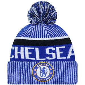 2023-2024 Chelsea 1905 Bobble Knit Beanie Hat (Blue)