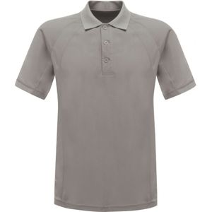 Regatta Heren Coolweave Korte Mouwen Poloshirt (3XL) (Zilvergrijs)