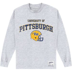 University Of Pittsburgh Uniseks Voetbal Sweatshirt voor Volwassenen (XXL) (Heide Grijs)