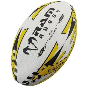 Pass Developer rugbybal - Verzwaarde bal - 3D Grip - Topmerk RAM Rugby Maat 5 (1000gram) Kwaliteit en Klasse