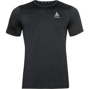 Odlo - Element Light Print T-shirt  - Zwarte Hardloopshirts - S