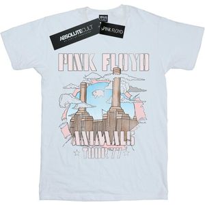 Pink Floyd Meisjes Animal Factory Katoenen T-Shirt (128) (Wit)