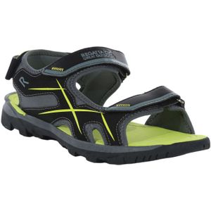 Regatta Heren Kota Drift Open Teen Sandalen (45 EU) (Zwart/Bright Kiwi)