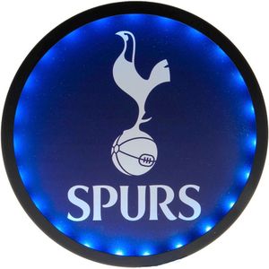 Tottenham Hotspur FC LED metalen plaquette  (Marine / Wit)