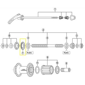 Stofring Shimano Ultegra WH+AC0-R501/RS20 Etc