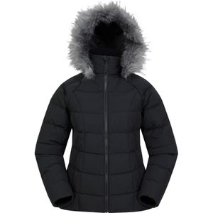 Mountain Warehouse Dames/Dames Isla Extreme Korte Donzen Jas (40 DE) (Zwart)