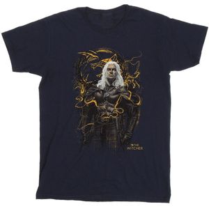 Netflix Mens The Witcher Smoking Wolf T-Shirt