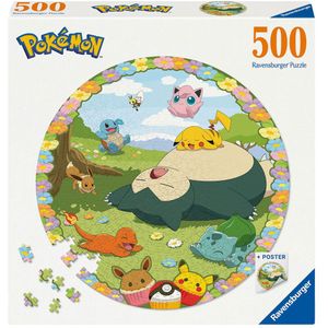 Legpuzzel Rond Pokémon, 500st.