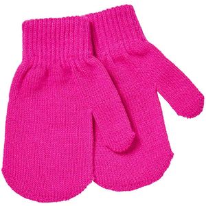 Apollo - Feest baby handschoenenen - Fluor rose - one size - Baby feestkleding - Feestartikelen - Oeteldonk - Carnaval - Party
