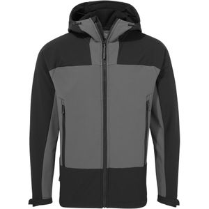 Craghoppers Heren Expert Softshell Active Jas met kap (S) (Koolstof Grijs/Zwart)