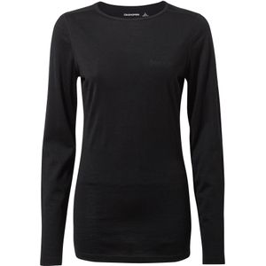 Craghoppers Dames/Dames Merino Top Lange Mouwen Hals Baselayer II (40 DE) (Zwart)