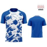 Givova Sport T-shirt Interlock 3XL Royal-Wit Heren
