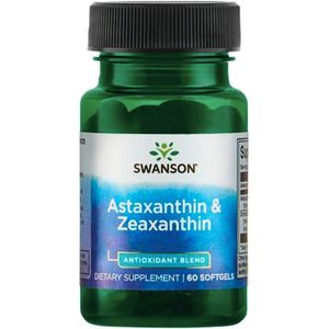 Swanson Astaxanthine & Zeaxanthine | 60 Softgels | OmniXan® voor Optimale Ooggezondheid*