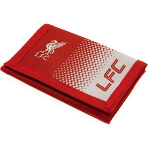 Liverpool FC Touch Fastening Fade Design Nylon Portemonnee (12 x 8cm) (Rood/Wit)