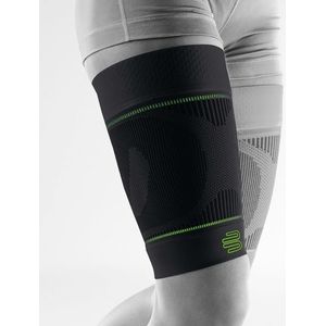 Bauerfeind Sport Compressie Hamstringsleeve - Compressiesleeve Bovenbeen - Bovenbeenbrace - Maat S - Zwart - Korte Kous