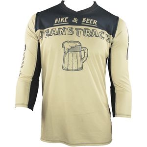 Bike&Beer stone technical (MTB) 3/4 sleeve T-shirt