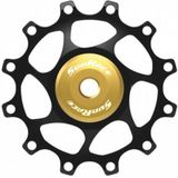 SunRace Derailleurwieltje 12T SP862-HC Alloy Gold