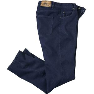 Atlas For Men Heren stretch jeans (46R) (Donkerblauw)